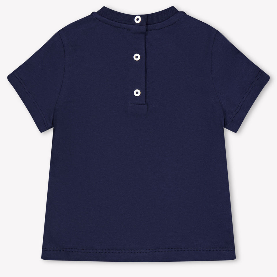 Fendi Baby Boys T-Shirt In Navy