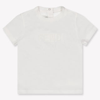 Fendi Baby Boys T-Shirt In White