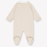 Fendi Baby Unisex Playsuit In Beige