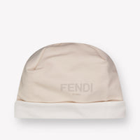 Fendi Baby Unisex Playsuit In Light Beige
