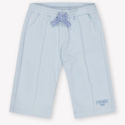 Fendi Baby Unisex Broek In Licht Blauw