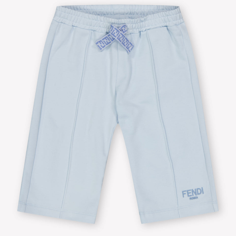 Fendi Baby Unisex Broek In Licht Blauw