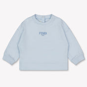 Fendi Baby Unisex Sweater In Light Blue