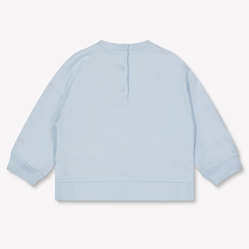 Fendi Baby Unisex Sweater In Light Blue