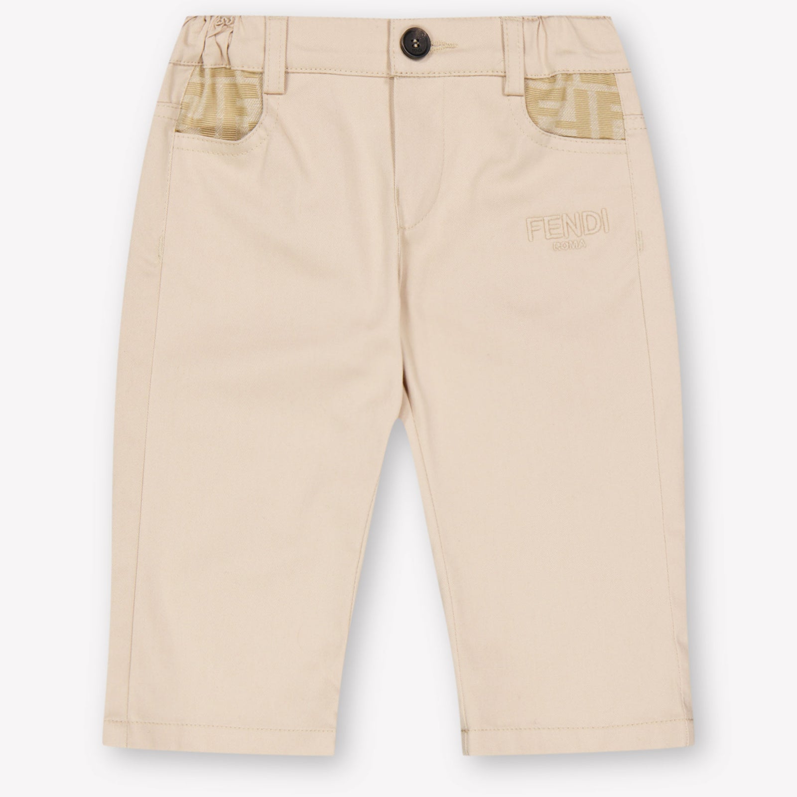 Fendi Baby Jongens Broek In Beige