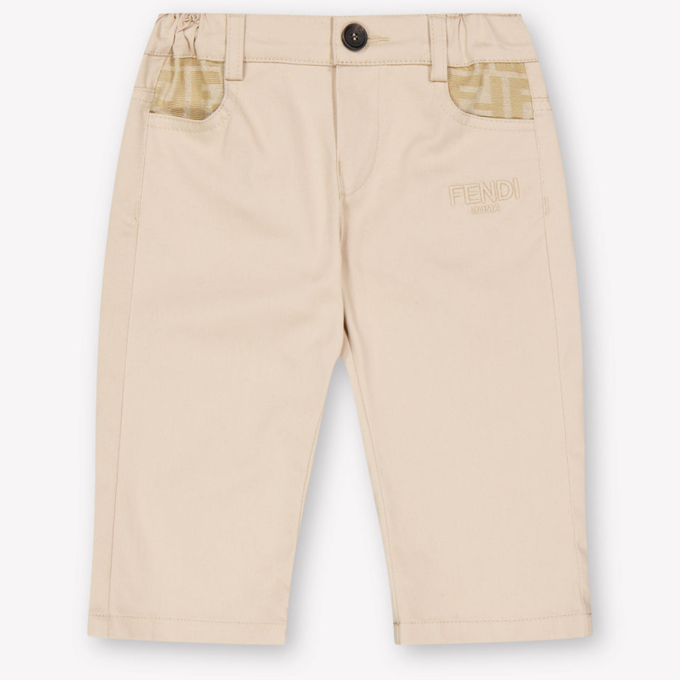 Fendi Baby Jongens Broek In Beige