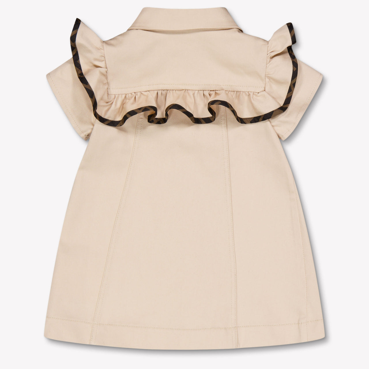 Fendi Baby Meisjes Jurk In Beige