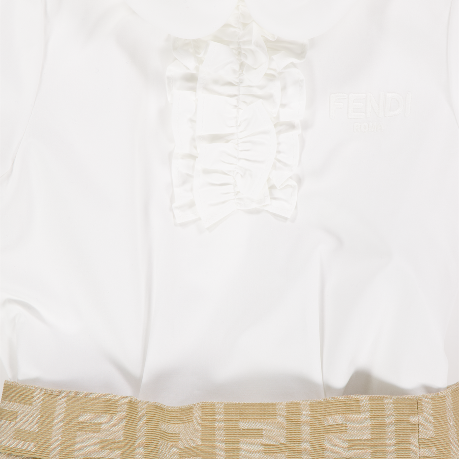 Fendi Baby Meisjes Jurk In Beige