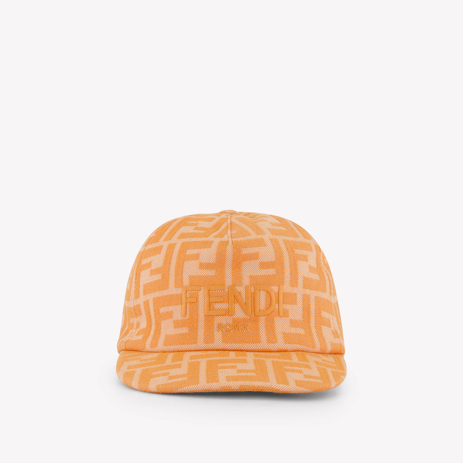 Fendi Girls Cap in Salmon