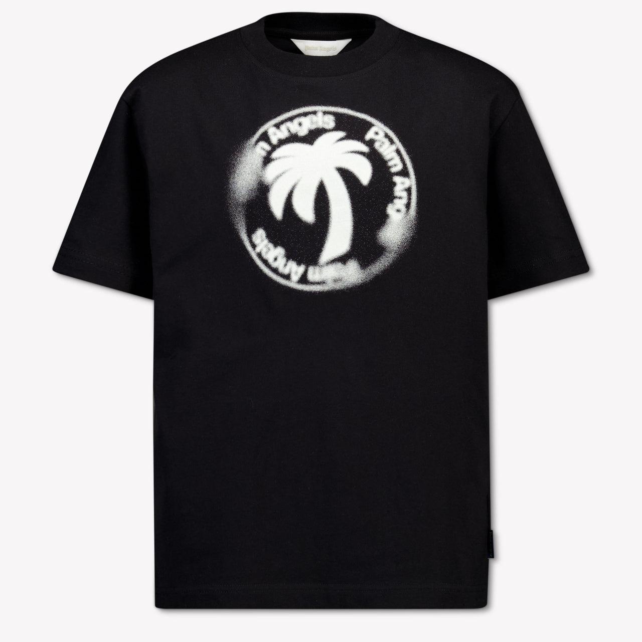 Palm Angels Kinder Jongens T-Shirt In Zwart
