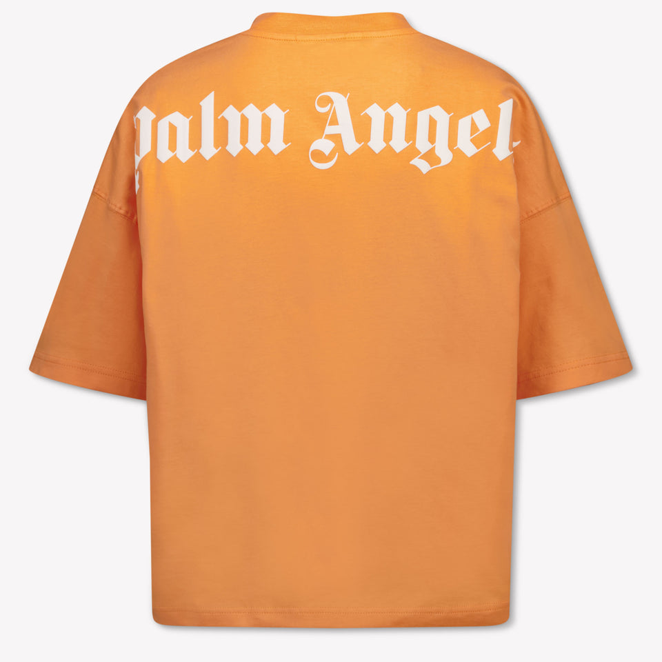 Palm Angels Kids Boys T-Shirt In Orange