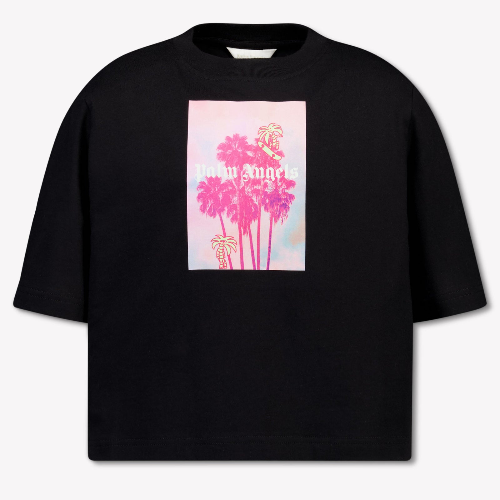 Palm Angels Kids Girls T-Shirt In Black