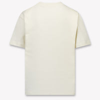 Palm Angels Kinder Jongens T-Shirt In Off White
