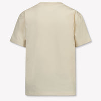 Palm Angels Kinder Jongens T-Shirt In Beige