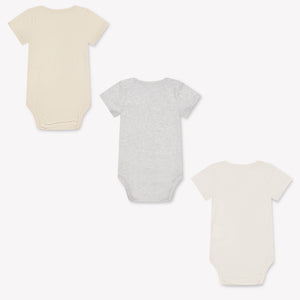Palm Angels Baby Boys Romper In Beige