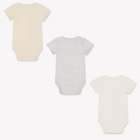 Palm Angels Baby Jongens Rompertje In Beige