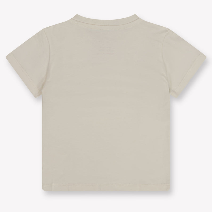 Palm Angels Baby Meisjes T-Shirt In Off White