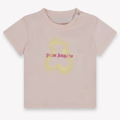 Palm Angels Baby Meisjes T-Shirt In Roze
