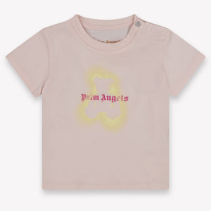 Palm Angels Baby Meisjes T-Shirt In Roze