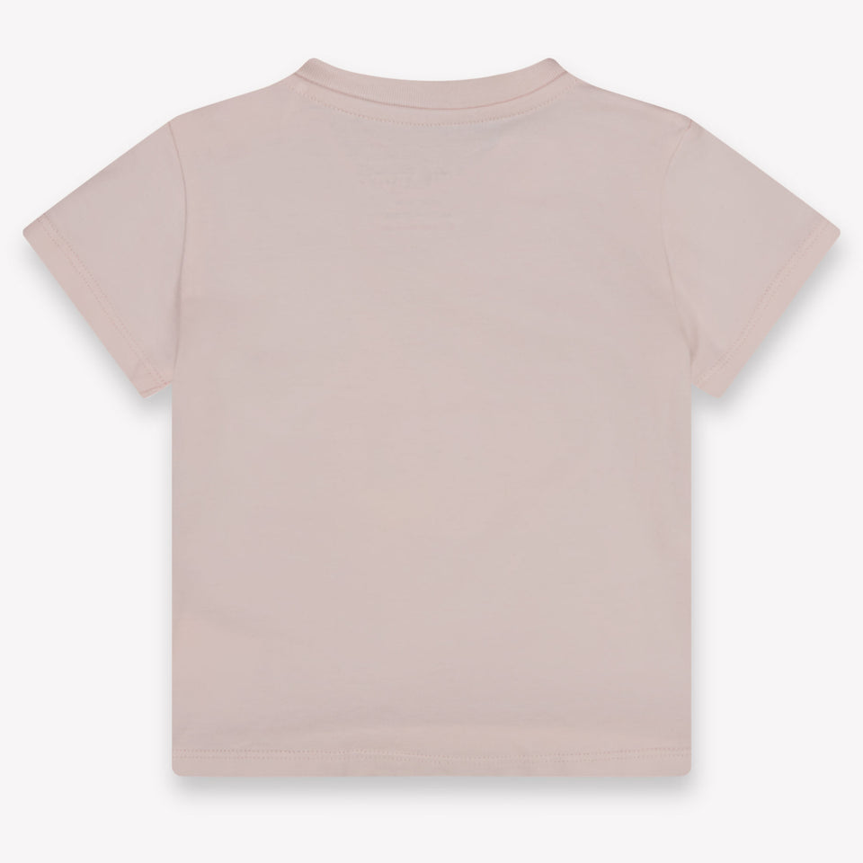 Palm Angels Baby Meisjes T-Shirt In Roze