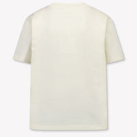 Palm Angels Kinder Meisjes T-Shirt In Off White