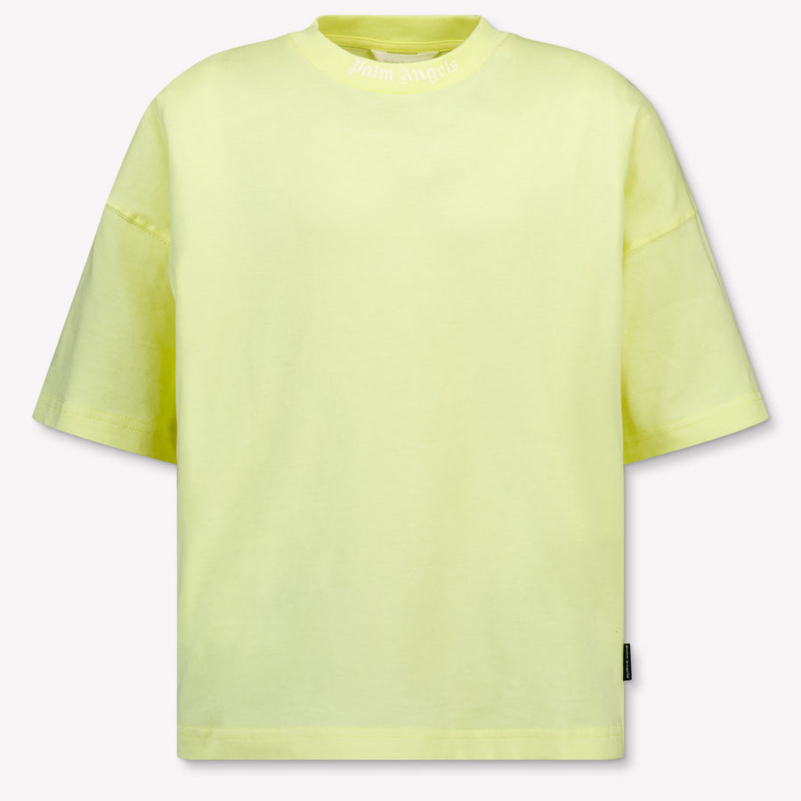 Palm Angels Kinder Meisjes T-Shirt In Geel
