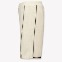 Palm Angels Kids Boys Shorts In Beige