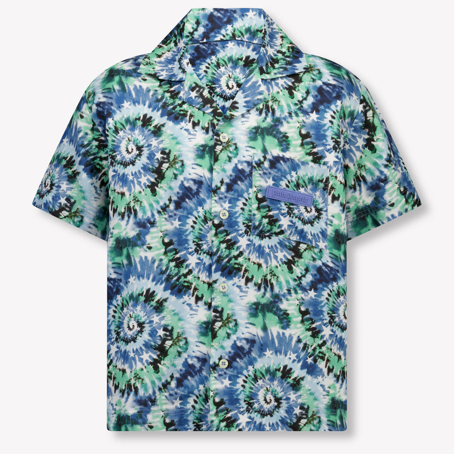 Palm Angels Kinder Jongens Blouse In Blauw