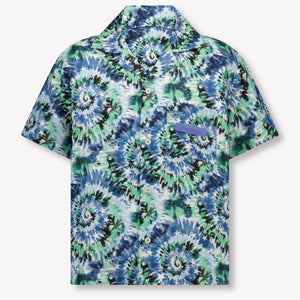 Palm Angels Kinder Jongens Blouse In Blauw