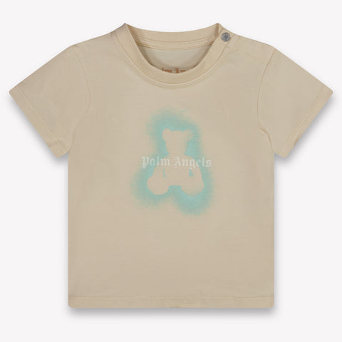 Palm Angels Baby Boys T-Shirt In Beige