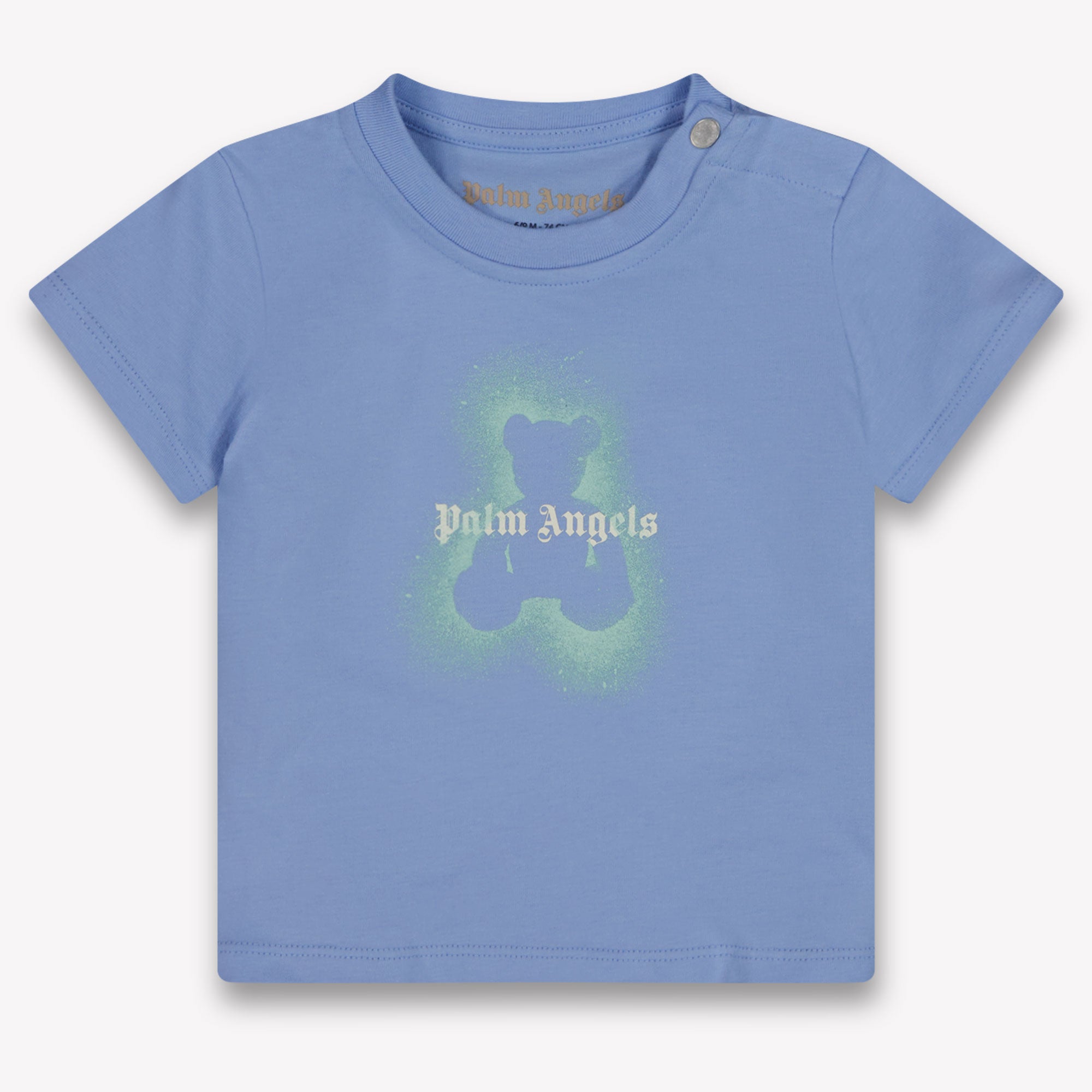 Palm Angels Baby Boys T-Shirt In Light Blue