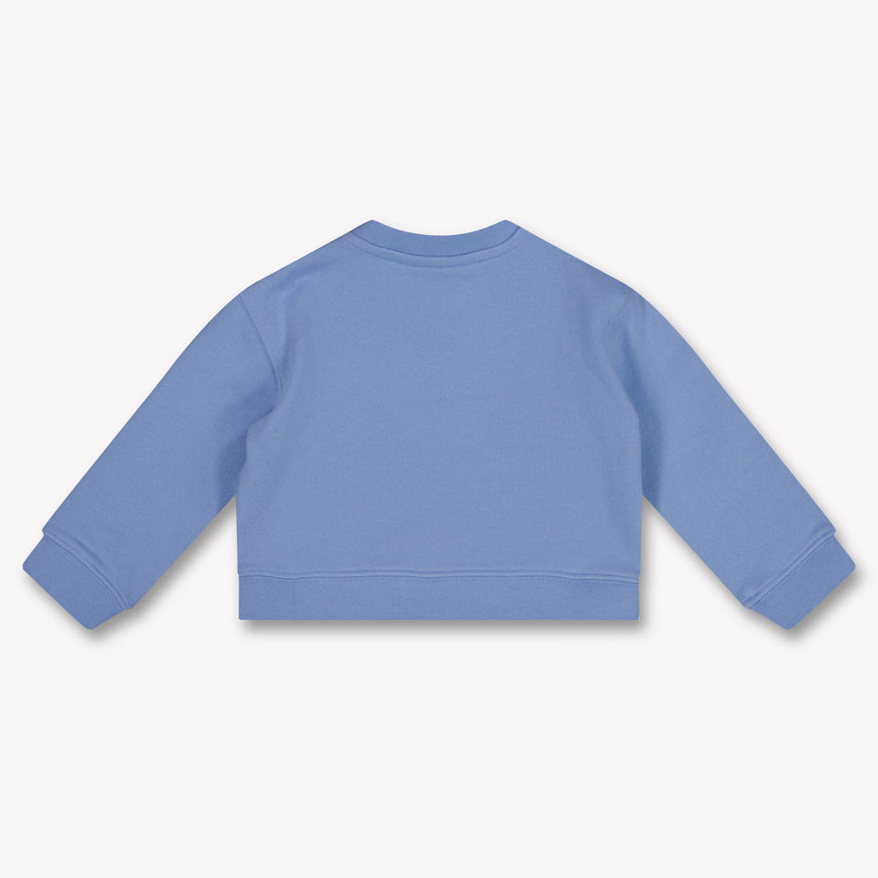 Palm Angels Baby Boys Sweater In Light Blue