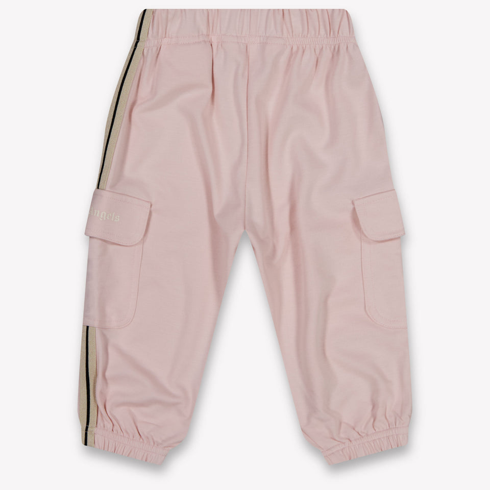 Palm Angels Baby Girls Pants In Light Pink