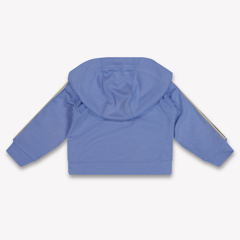 Palm Angels Baby Jongens Vest In Licht Blauw