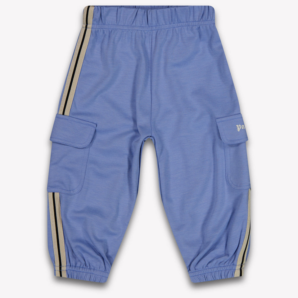 Palm Angels Baby Jongens Broek In Licht Blauw