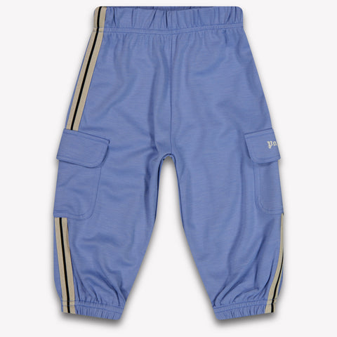 Palm Angels Baby Jongens Broek In Licht Blauw