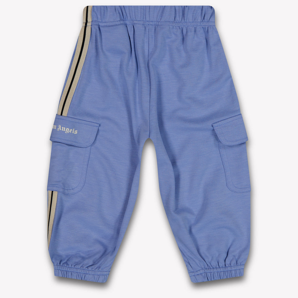 Palm Angels Baby Jongens Broek In Licht Blauw