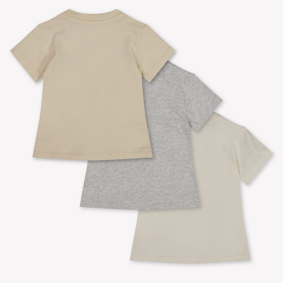 Palm Angels Baby Jongens T-Shirt In Beige