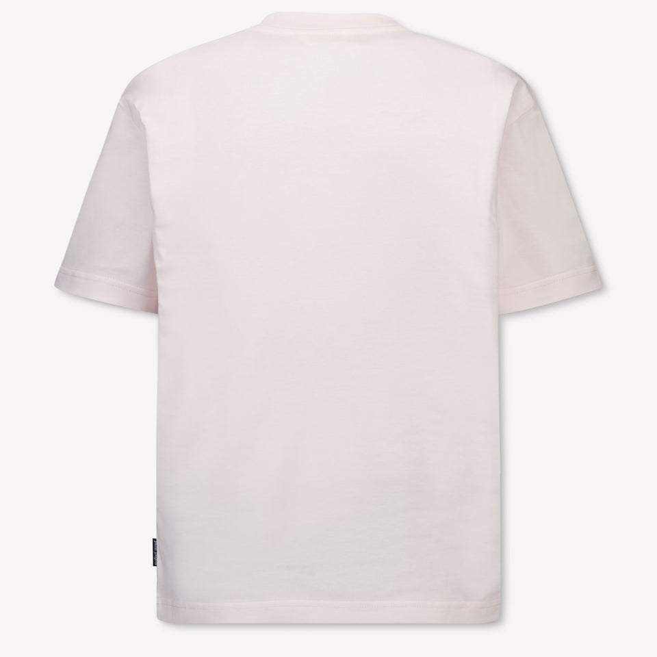 Palm Angels Kids Girls T-Shirt In Pink