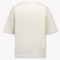 Palm Angels Kids Boys T-Shirt In OffWhite