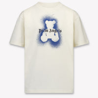Palm Angels Kinder Jongens T-Shirt In Off White