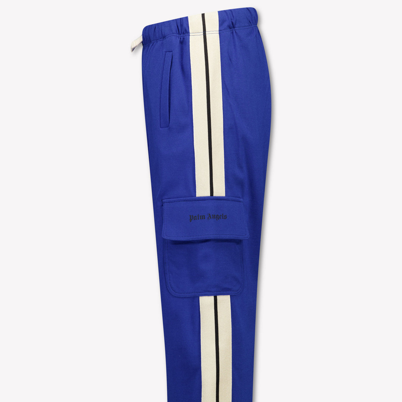Palm Angels Kids Boys Pants In Blue