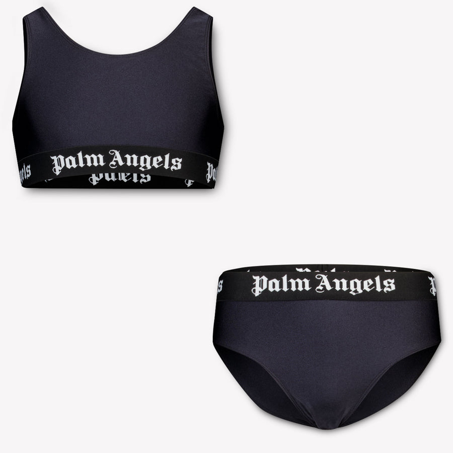 Palm Angels Girls Swimwear in Black