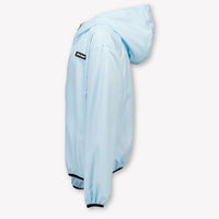 Palm Angels Kids Boys Summer jacket In Light Blue