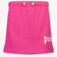 Palm Angels Kids Girls Skirt In Fuchsia