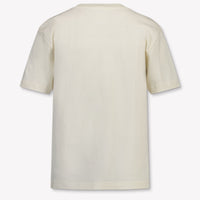 Palm Angels Kinder Meisjes T-Shirt In Off White