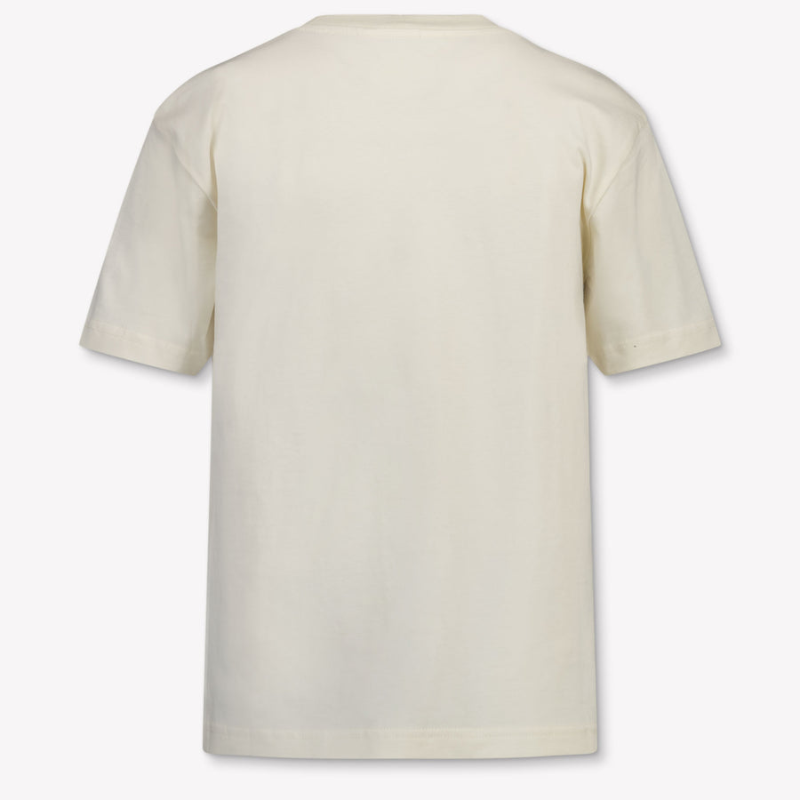 Palm Angels Kinder Meisjes T-Shirt In Off White