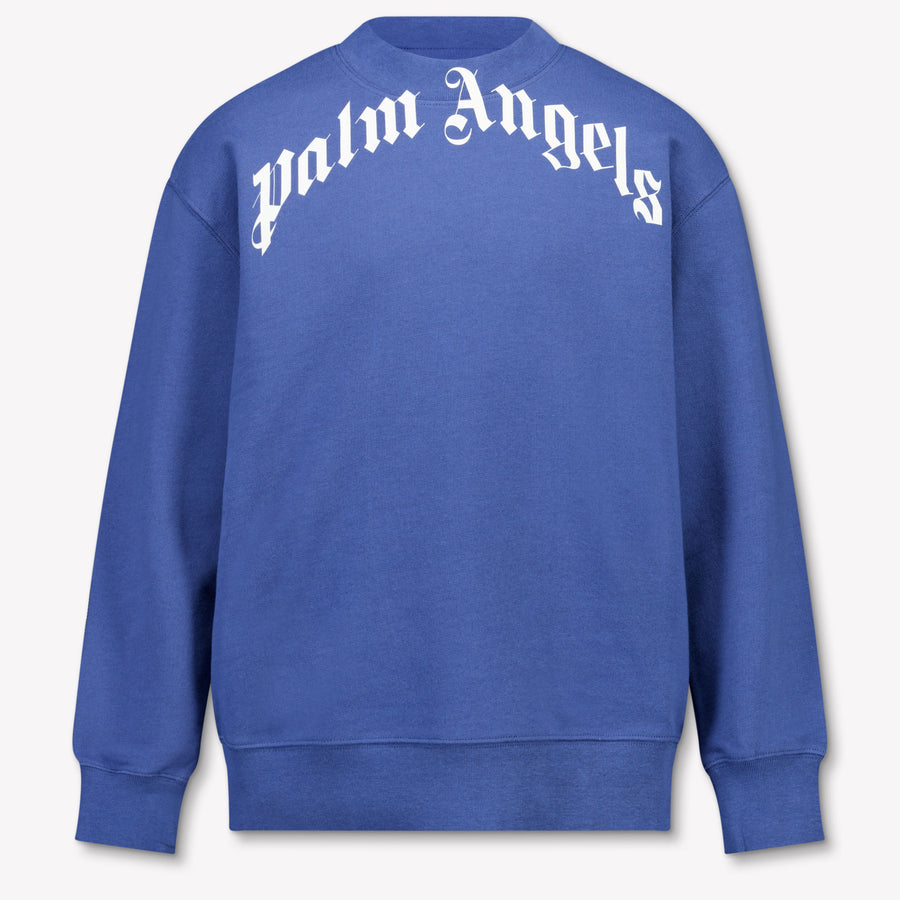 Palm Angels Boys Sweater in Blue