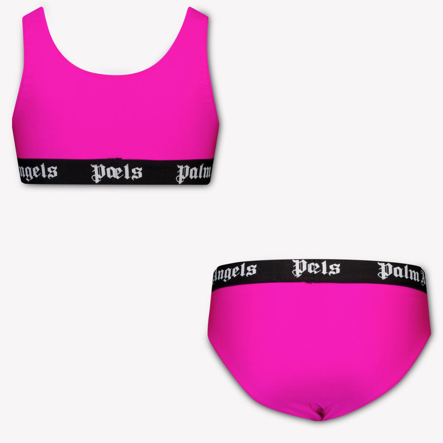 Palm Angels Kinder Meisjes Zwemkleding In Fuchsia