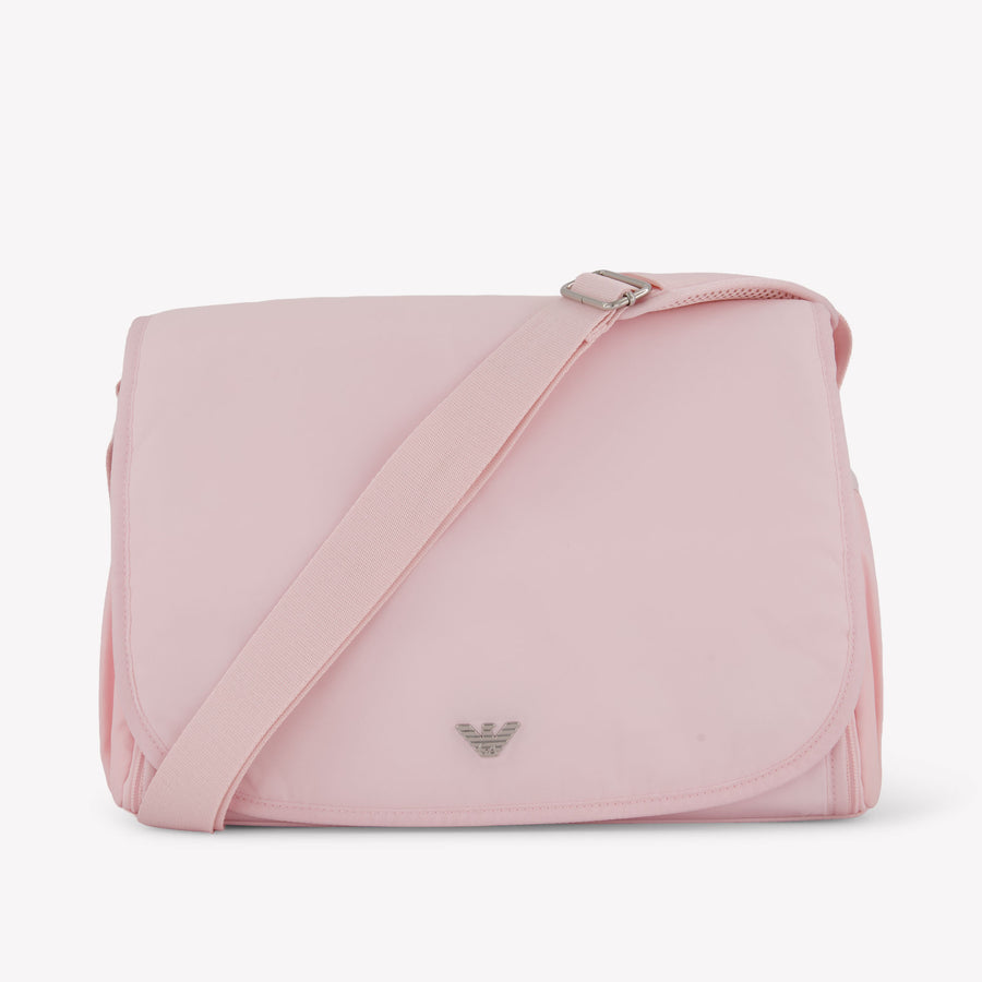 Armani Baby Girls Changing Bag in Light Pink